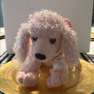 Girls pink poodle purse